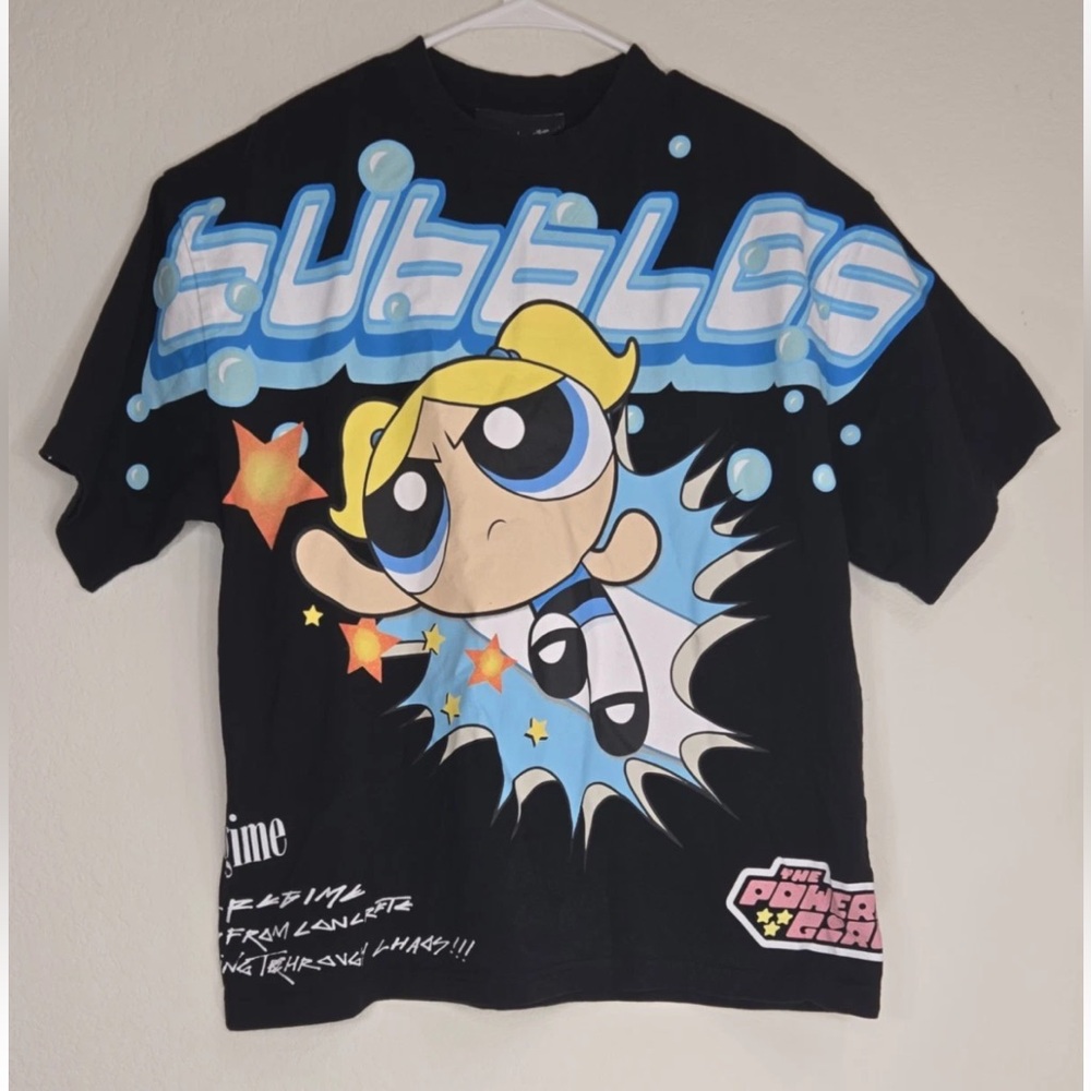Civil Regime Powerpuff Girls Bubbles Oversized T-Shirt Size M